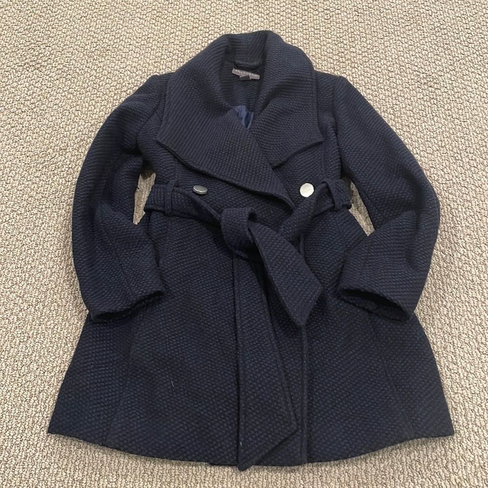 Pea in the Pod navy and black winter jacket